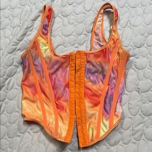 Vibrant Orange Women's Top